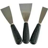 RACEL Malerspachtel Spachtel Set 3-tlg Edelstahl 30/50/70mm Malerspachtel Set Universal (3-St) Korrosionsresistent und schlagfest