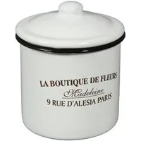 Ambiente Haus Dose Behälter mit Deckel aus Emaille (1 St)