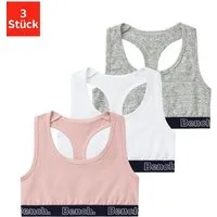 Bench. Bustier (Packung, 3-tlg) in sportlicher Optik mit Ringerrücken