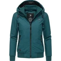 Ragwear Winterjacke Nuggie Melange stylische, melierte Damen Freizeitjacke