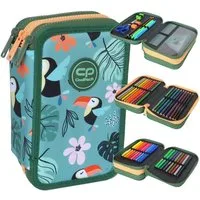 CoolPack Federmäppchen COOLPACK - JUMPER 3 - Dreifach-Federmäppchen mit Zubehör - TOUCANS