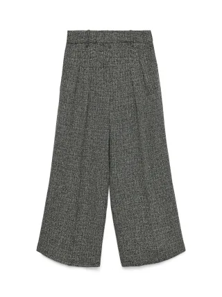 VERO MODA - VMPERLE MW SUPER WIDE PANT black - Gr. - 30