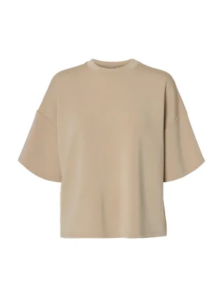 selected women - SLWOVERSIZED TENNY TEE NOOS Pure Cashmere - Gr. - S
