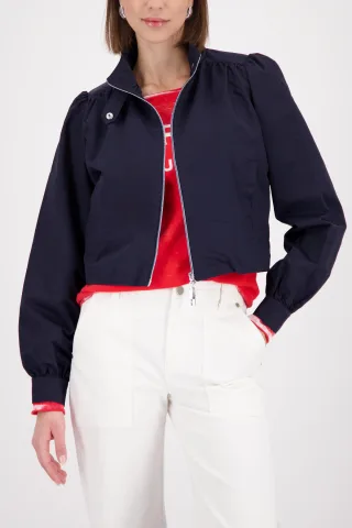 monari - Jacke mit Stehkragen marine - Gr. - 44