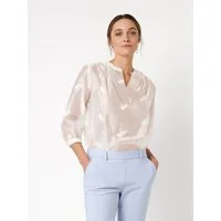 TONI Klassische Bluse Bella mit Blütenstickerei