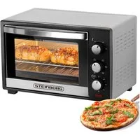 STEINBORG Minibackofen SB-3012, 25 Liter, Umluft, mit Krümelblech, 1600 Watt