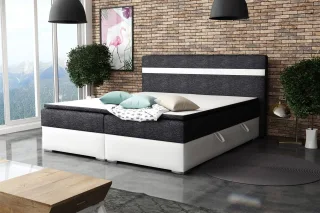 Boxspringbett Schlafzimmerbett DAWID 180x200cm inkl.Bettkasten