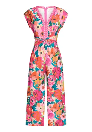 Robe Légère - Jumpsuit Yellow/Pink - Gr. - 42