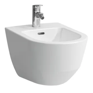 LAUFEN Pro Wand-Bidet 8309520003041 36 x 53 cm, weiß, Eckventile außenliegend