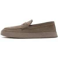 Derimod Lässige Loafer aus Leder Loafer Echtes Wildleder, Lederfutter, EVA-Sohle, Slip-on
