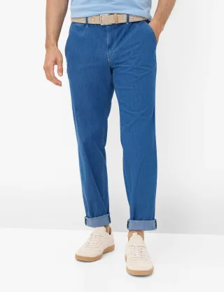 Eurex by Brax Herren Chino Style JIM BLUE STONE, denim blau, Gr. 28