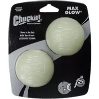 Chuckit Tierball Hundespielzeug Max Glow - 2er Pack