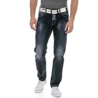 Cipo & Baxx Regular-fit-Jeans mit markanter Waschung