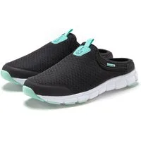 LASCANA Slip-On-Sneaker, Sneaker Halbschuh, Freizeitschuh, Sabot, Clogs aus leichtem Mesh-Material