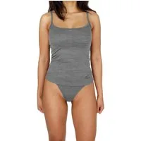 normani Unterhemd Damen Merino Top mit Spagettiträgern Kyneton Merino Top ärmelloses Shirt Unterwäsche aus 100% Bio-Merinowolle