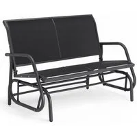 tectake Gartenbank Schaukelbank, 2-Sitzer