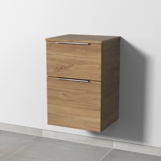 Sanipa 3way Unterschrank mit 2 Auszügen, Eiche-Kansas, UM14459 UM14459