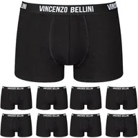 Vincenzo Bellini Boxershorts aus Baumwolle - 3 Farbvarianten - Herren Unterhose (Männer Unterwäsche Spar-Set, 8-St., 8er Set) Doppelt genäht - Ergonomisch & Langlebig - ohne kratzenden Zettel