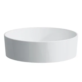 LAUFEN Waschtisch-Schale Kartell 8123310001121 42x42x13,5cm, weiß, ohne Überlauf, Saphirkeramik