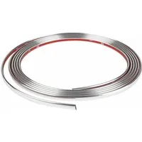 EUFAB Metallschild EUFAB Zierleiste universal Chrom 3m x 7mm
