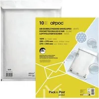 MAILMEDIA Versandtasche airpoc®, mit PE-Luftpolsterung, 29,2x37 cm, ohne Fenster, Haftklebung