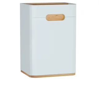 Vitra Sento Halbhochschrank, Türanschlag rechts, Weiß Matt, 60876 60876