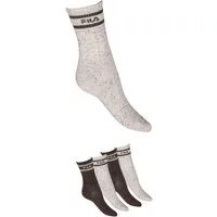 Fila Freizeitsocken WOMAN LIFESTYLE NORMAL BUTTONED SOCKS (4-Paar) mit modischem Punktemuster
