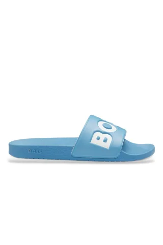 Boss Black ARYEH SLIDERS TURQUOISE AQUA