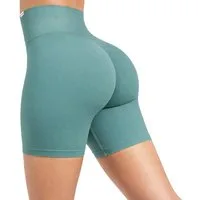 Smilodox Shorts Amaze Pro, Shaped Fit Push Up Booty Radlerhose V-Shape Seamless High Waist Hotpants Scrunch-Effekt Squatproof Gym Yoga Alltag