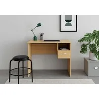 VOGL Möbelfabrik Schreibtisch Flo, Schülerschreibtisch auch mit Tastaturauszug erhältlich, Breite 91 cm