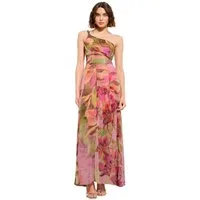 LIPSY Maxikleid Lipsy Oneshoulder-Maxikleid mit Perlen, Regular (1-tlg)