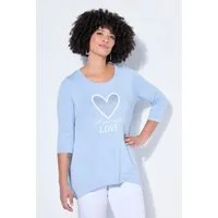 Angel of Style T-Shirt T-Shirt A-Linie Glitzersteinchen auf dem Herz