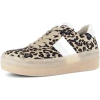 Gabor Plateausneaker Freizeitschuh, Halbschuh, Schnürschuh mit transparenter Laufsohle