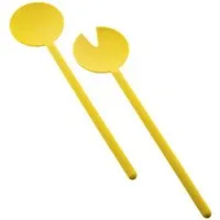 COFI 1453 Salatbesteck 2-teilig – Salatlöffel & Salatgabel im Set, spülmaschinengeeignet (2-tlg), 29 cm, Spülmaschinenfest, Stabil & Langlebig