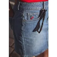 STREET ONE STUDIO Jeansrock aus Baumwolle mit Stretchanteil