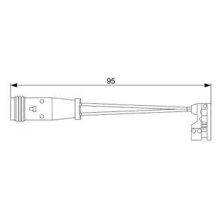 Bosch Warnkontakt f?r Bremsbel?ge Mercedes 1987473006