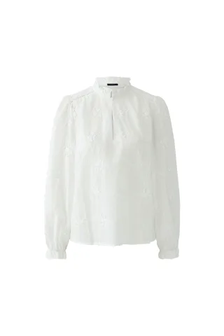 Oui - Bluse cloud dancer - Gr. - 42