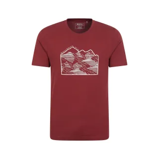 Mountain Warehouse - T-Shirt für Herren (Dunkelrot)