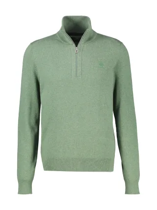 LERROS - TROYER BUENDCHEN BASIL GREEN MELANGE - Gr. - XXXL