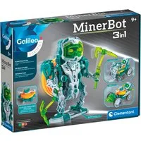 Clementoni® Roboter Galileo Robotics, MineBot 3in1, Made in Europe