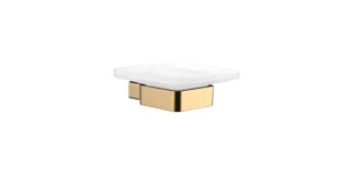 emco loft Seifenhalter Glasteil satiniert, gold, 053000700 053000700