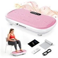 MERACH Vibrationsplatte Bluetooth-Trainingsgerät, bis zu 200 kg belastbar, 200 W, 10 Intensitätsstufen, (1 tlg), Ganzkörpertraining, intensiver Muskelaufbau, robuste Bauweise