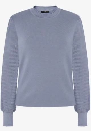 zero - Pullover mit hohem Kragen flint stone - Gr. - 40