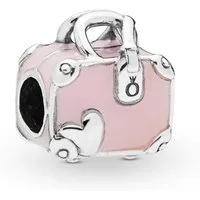 Pandora Bead 798063EN124 Charm Pink Travel Bag Sterling-Silber