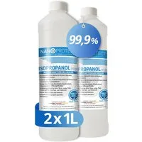 Nanoprotect Isopropanol 99,9% - 1 Liter Reinigungsalkohol (Premium IPA - Made in Germany - Für Haushalt und Elektronik)