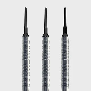 Soft Dart Barrel Zylinder Grip2 V2 - Silber / 16g
