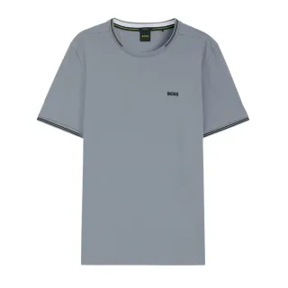 Boss - "Hbg Taul" T-Shirt für Herren, Baumwolle, Regulär (Dunkelgrau)