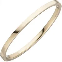 Schmuck Krone Goldring Schmaler Ring aus 333 Gelbgold flach schlicht, Gold 333
