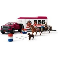 Schleich® Spielfigur HORSE CLUB, Lakeside Truck mit Anhänger (42705)