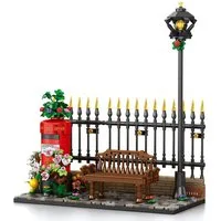 Reobrix Long Bench Klemmbaustein Set 1057 Teile Grün Spielbausteine